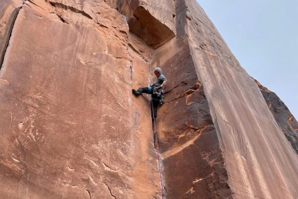 Trad Climbing Moab Utah